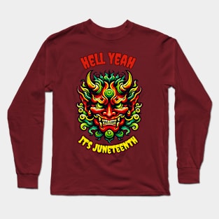 Juneteenth devil Long Sleeve T-Shirt